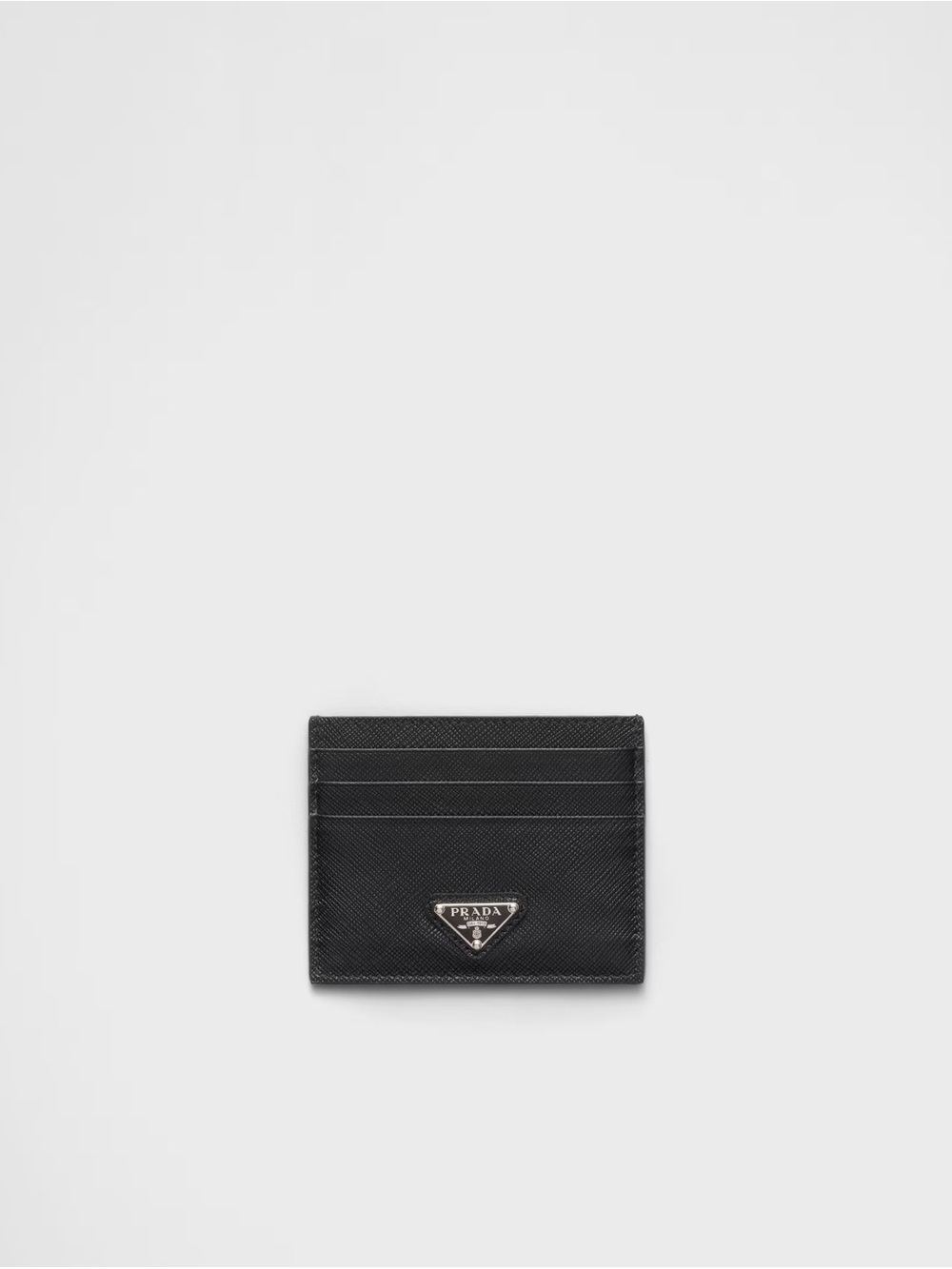 Prada Black Saffiano Leather Card Holder